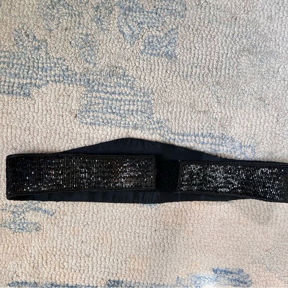 Vintage 80’s WHIMSIGOTH Beaded DISCO Belt-Intricate Bead Work Size Medium - Picture 5 of 8